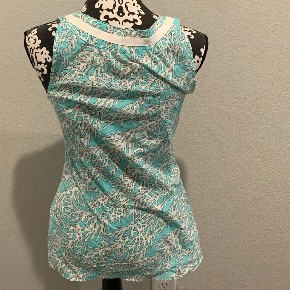 Tory Burch tree branch print blouse